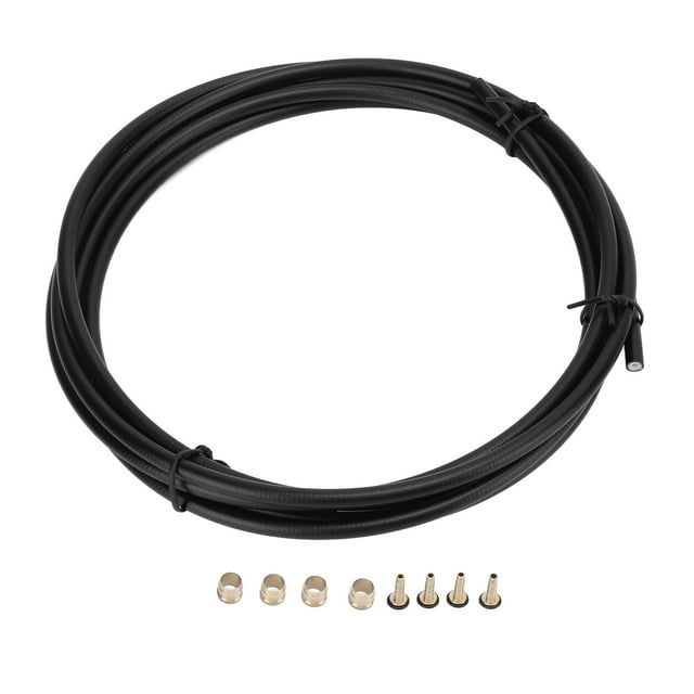 Hydraulic Disc Brake Hose Kit, Bicycle Brake Hose Kit Cold Heat Resistant Braided Layer High Strength For Bike