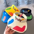 thumbnail image 1 of LJNYFDC Summer Hat Empty Top Hat Outdoor Beach Hat for Kids Protection Hat with Large Brim Breathable Ultralight Print, 1 of 6