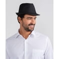 thumbnail image 3 of Sombrero Fedora Dress Up America Black para hombre y mujer, 3 of 4