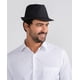 thumbnail image 3 of Sombrero Fedora Dress Up America Black para hombre y mujer, 3 of 4