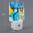 thumbnail image 2 of Saiise Bluey Print LED Night Light for Bathroom,Hallway,Bedroom,Kids Room,Stairway-EU, 2 of 7