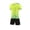 CL236 Yellow, variant on Yuncity Boys Outfit Short Sleeve Crew Neck Graphic Print Tops With Shorts 2 Pieces Set Summer Youth Sport Football Outdoor Daily Wear Toddler Kids Clothes Set Size 6-7 Years Blue
