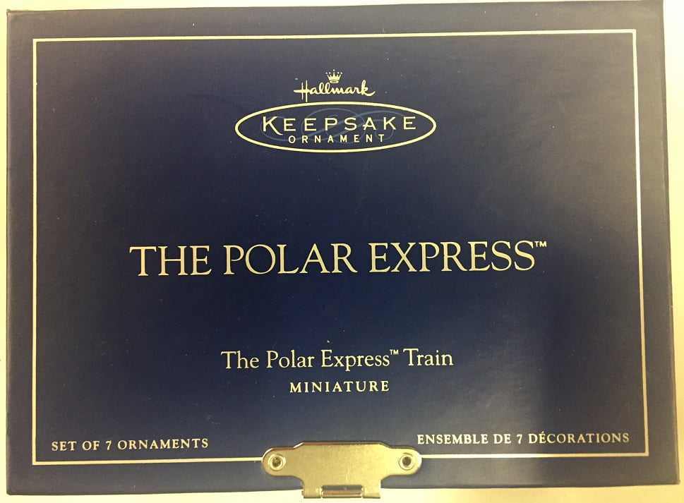 miniature polar express train set