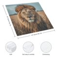 thumbnail image 3 of Nawy A Majestic Lion Majestic and Domineering Imposing and Imposing Dinner Napkin for Dining Table Kitchen Daily Party Housewarming Farmhouse Decor Party Dinner Decoration Washable Napkins 2 PCS, 3 of 7