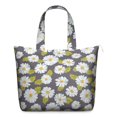 thumbnail image 1 of Cute Daisy Flower Travel Tote Bag - Spacious Lightweight Shoulder Bag with Interior Pockets, Perfect for Summer & Spring Trips, 1 of 2