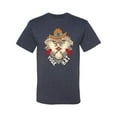 thumbnail image 2 of Wild Bobby Home Is Where You Hang Your Hat Country Eagle Pop Culture Men Tee, Vintage Heather Navy, Small, 2 of 6