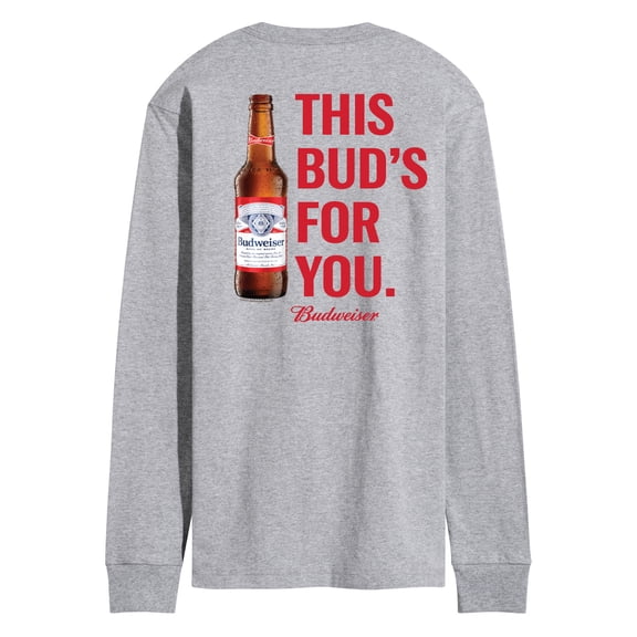 Budweiser - This Buds For You - Men's Long Sleeve Graphic T-Shirt