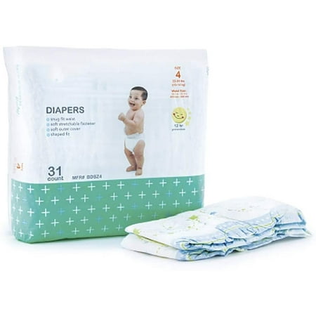 Diapers. Case of 124 Baby Diapers for 22-31 lbs, 15.7-23.5