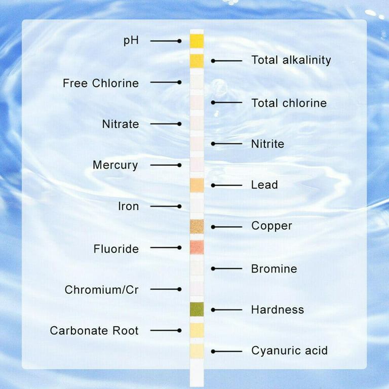 16 in 1 Drinking Water Test Kit High Sensitivity Test Strips