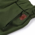 thumbnail image 6 of Qiylii Men's Short Gym Trousers,Daily Skinny Stretching Pure Color Cargo Shorts, 6 of 9