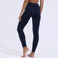 thumbnail image 4 of JJHGVB Fleece Lined Leggings Thick Leggings for Women High Waisted Leggings for Women Fleece Leggings for Women Work Pants Women Womens Comfy Pants Thermal Leggings Navy XL, 4 of 5