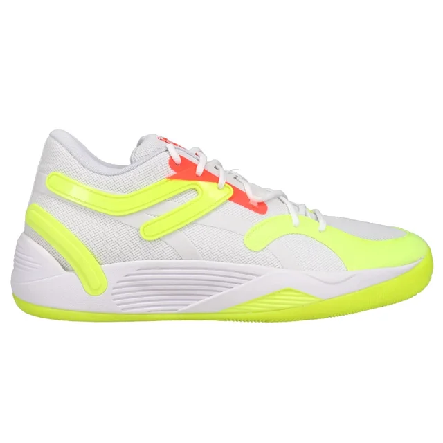PU & MA Trc Blaze Court Glow Stick Basketball Mens Yellow Sneakers Athletic Shoes