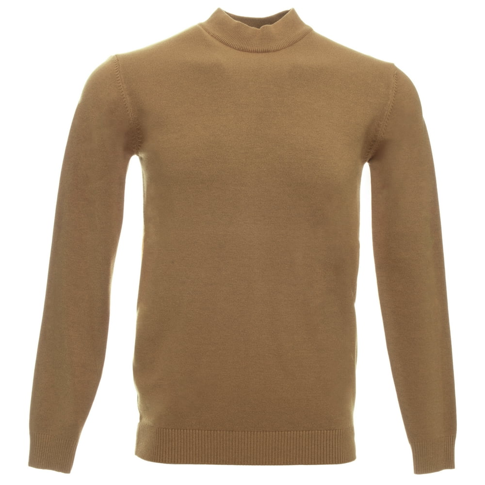 X Ray Jeans XRAY Mock Neck Sweater for Men, Men's Slim Fit Pullover