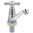 thumbnail image 1 of 4Set Abs Silver Single Handle Faucet for Bathroom Countertop, 1 of 8