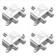 thumbnail image 1 of 4X Divisor de Cable Coaxial Digital de 2 Vías 5-2400 MHz, Compatible con RG6, Funciona con Conexiones de TV Analógicas/Digitales e Internet, 1 of 5