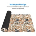 thumbnail image 4 of Bingfone Floral Paisley Large Gaming Mouse Pad,Extended Desk Mousepad With Stitched Edges,Non-Slip Base,29.5 X 16 In, 4 of 9