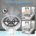 thumbnail image 2 of Silver glass dispenser for sink, kitchen glass dispenser, cup cleaner, 2 of 5