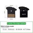 thumbnail image 4 of HSayoli Bicycle Hydraulic 4 Pairs Disc Brake Pad Semi Metal Resin Heat Dissipation Scooter for Nutt Oil Avid Bd1 Bd3 E9, 4 of 6