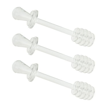 EXHUMKY Syrup Dispenser Server Acrylic 3Pack 5.3X1.2X1.2In