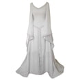 thumbnail image 3 of OKSALE Womens Gothic Dresses Retro Elegant Medieval Dresses 1800s Wedding Dress Evening Ball Gown Renaissance Dress, 3 of 5