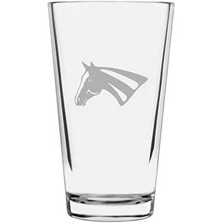 Hanoverian Face Horse Themed Etched 16oz Libbey Pint Glass