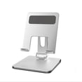 thumbnail image 1 of Tablet Stand Adjustable Angle Folding Aluminum Alloy Holder for Mobile Phone Tablets, 1 of 8