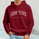 thumbnail image 3 of Gibobby Sudaderas de hombre Sudadera con capucha para hombre ropa casual para hombre(Vino,XG), 3 of 4