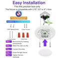 thumbnail image 4 of ENERGETIC 5/6 Inch LED Disk Light, 1100LM,15W,2700K/3000K/3500K/4000K/5000K Selectable,Dimmable Surface Mount LED Ceiling Light,4-Pack, 4 of 6