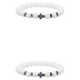 thumbnail image 1 of Pulseras de obsidiana con cuentas de piedra Natural Sonducket Tipo 4 2Conjunto, 1 of 6