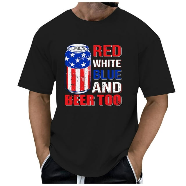 Wyzesi Men'S T Shirts Big and Tall 5Xl Oktoberfest Men'S T Shirt Fashion Summer Round Neck Short Sleeve Tops Breathable Comfortable Clothes Letter Print