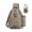 Khaki, variant on Fishing Sling Tackle Bag, 1000D Water-Resistant Nylon Crossbody Backpack with SBS Double Zippers & Multi-Pockets, Fits 2x 3600 Tackle Boxes for Men Fishing
