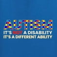 thumbnail image 2 of Autism Awareness Puzzle | Autism Is Not A Disablity Itâ€™s A Different Abilty Inspirational Christian Mens Graphic Tank Top, Royal, Small, 2 of 5
