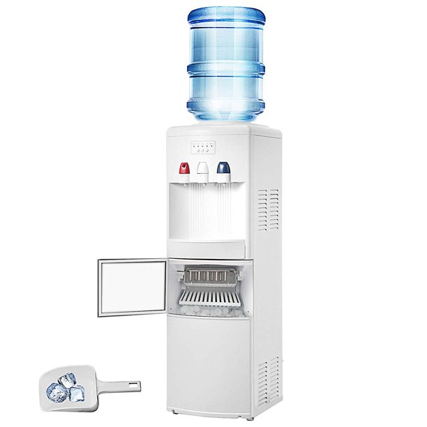 Vevor 2 In 1 Water Dispenser W Built In Ice Maker Machine Hot And Cold Top 3 5 Gallon Bottle Electric Hot Cold Water Cooler Dispenser Walmart Com Walmart Com