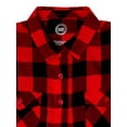 thumbnail image 2 of Wonder Nation Girls Long Sleeve Flannel Button Down Shirt, Sizes 4-18 & Plus, 2 of 3