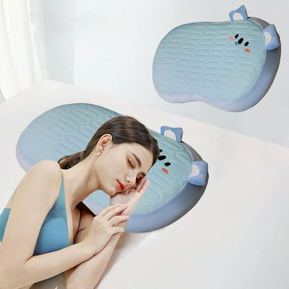 ABPWLY Ice Silk Pillow Belly Pillow for Office Nap Travel and Sofa Ergonomic Design Breathable Washable Cover Portable Desk Sleeping Pillow Clearance Pillows for Bed Canada Days Best Pillows for Sleep