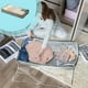 thumbnail image 4 of Bolsa de almacenamiento bajo la cama - Contenedor plegable de tela de gran capacidad para mantas y almohadas, 100L, 40"x20"x6", negro/gris, 4 of 8