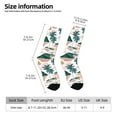 thumbnail image 2 of Bingfone Compression Socks for Women and Men Long Socks for Running Athletic Cycling Nurse- Hawaii Palms, 2 of 6