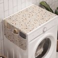 thumbnail image 1 of Abstract Washing Machine Organizer, Terrazzo Style Modern Architectural Motifs Classic Stone Like Designs Pattern, Anti-slip Fabric Top Cover for Washer and Dryer, Multicolor, by Ambesonne, 1 of 1