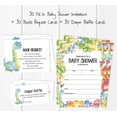 thumbnail image 3 of Inkdotpot Set Of 30Dinosaur Baby Shower Invitations-Diaper Raffle Tickets And Baby Shower Book Request Cards Jungle Animals Invites Its A Boy Its A Girl, 3 of 7