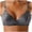Grey, variant on Everyday Bras for Women Custom Sports Bra Breathable Sports Bra Bras for plus Size Women Bras Wireless Bra's for Women 36 C Sports Bra Pack Women Bras Wireless Front Closure Women Bras Black 36