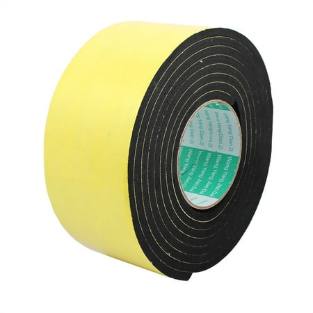 80mm Width Single Side Self Adhesive Shockproof Sponge Foam Tape 2 Meters Length