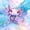 Bright Blue, variant on Manfei Colorful Axolotl Full Size Comforter Sets,Aquatic Amphibian Bedding Comforter Set,Polkadot Reversible,3pcs,1 Comforter and 2 Pillowcases