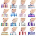 thumbnail image 2 of 9 Barra de brillo en tiras de esmalte de uñas envolturas de uñas completas pegatinas de esmalte de uñas, 2 of 5
