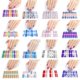 thumbnail image 2 of 13 Barra de brillo en tiras de esmalte de uñas envolturas de uñas completas pegatinas de esmalte de uñas, 2 of 5
