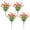 G, variant on 4pcs Office Decor 4PC Outdoor Artificial Flowers Realistic And Morning For Outdoor Decor And Arrangements