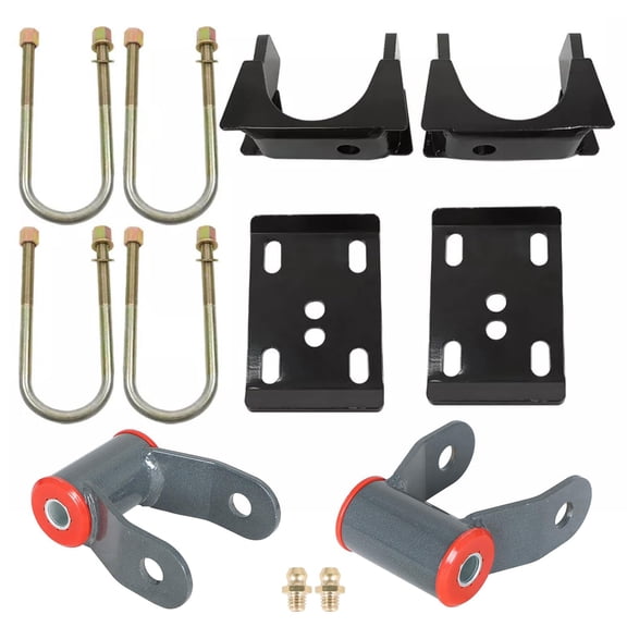 BST BSSP 5 Inch Drop Rear Axle Flip Lowering Kit For 1994-2001 Dodge Ram 1500