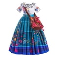 thumbnail image 2 of Encanto Disfraz Princesa Vestido Traje Charm Para Niñas Cosplay Isabela Mirabel Carnaval Halloween Fiesta De Cumpleaños Ropa, 2 of 4