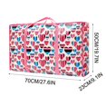 thumbnail image 3 of SHENGXINY Extra Large Reusable Moving Bags, Heavy-Duty Zipper Packing Boxes for College Move-In, Moving House, Quilt Storage, Travel Essentials Pink 27.6x9.7x19.7in, 3 of 5