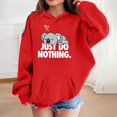 thumbnail image 2 of YAYUBA Girls Sweatshirts Size Cute Hoodies for Girls Graphic Sweatshirts Youth Long Sleeve Oversized Hooded Loose Preppy Clothes Tween Tops Back To School Clothes, 2 of 4