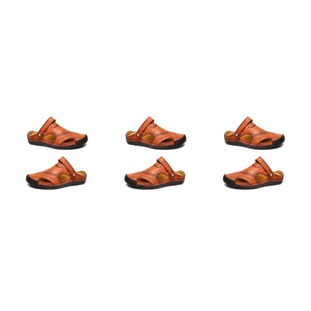 Sonducket 1 par de sandalias de hombre Primavera Verano transpirables con estilo impermeable Color sólido senderismo marido padre zapatos regalo Type1 NO1
